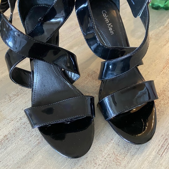 Calvin Klein Shoes - Calvin Klein Blk patent look